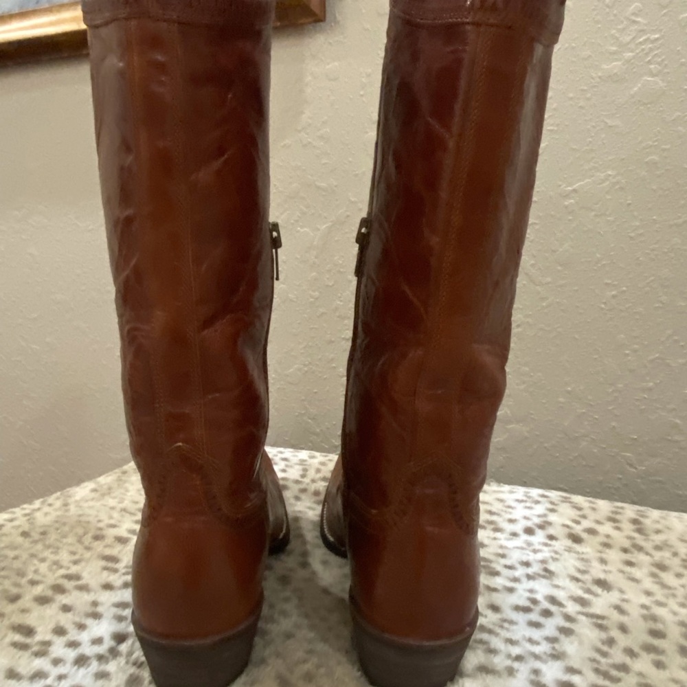 Ariat Leather Cowboy Boots Size 9